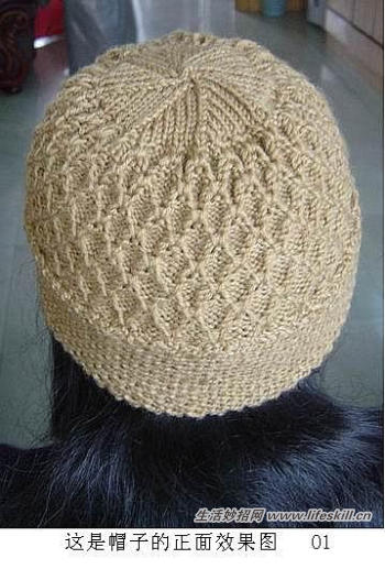 用毛线给自己织个简单的帽子吧 