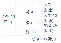 毛伊洋这个名字有多少分 