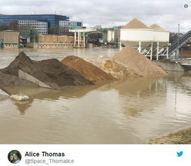 巴黎塞纳河涨水被玩坏了 有关涨水的最搞笑推特
