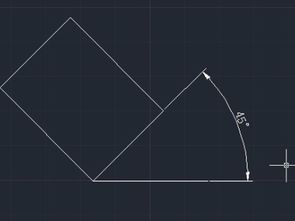 CAD中怎样将图形旋转到一定的角度 