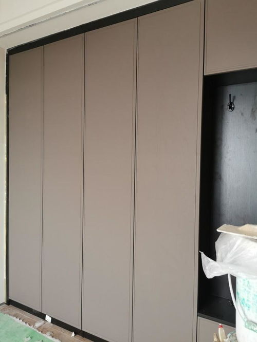 灰色衣柜墙用什么颜色