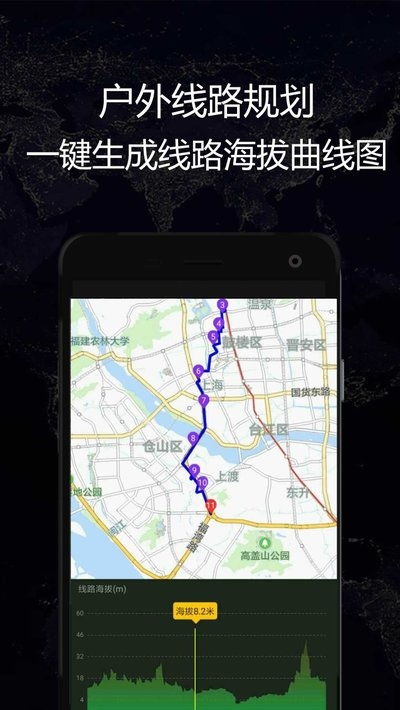 gps实时海拔卫星地图