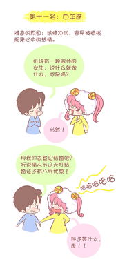 木木子漫画 最难追的12星座MM排行榜