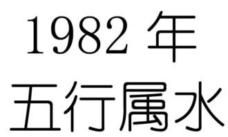 1982年出生是什么命 五行属什么