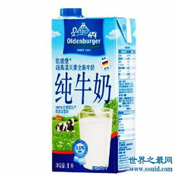 牛奶排名，中国十大纯牛奶排名