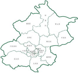北京行政区划图