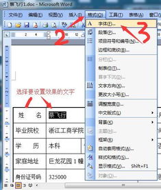 word2007怎样设置字体效果 