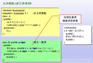 C C 类模板 类模板派生普通类