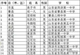 少年强 菏泽487名学生获省级荣誉,他们都是谁 速来看榜 