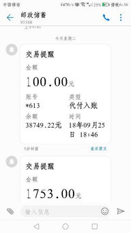 邮政发的短信上的代付入账是什么意思 