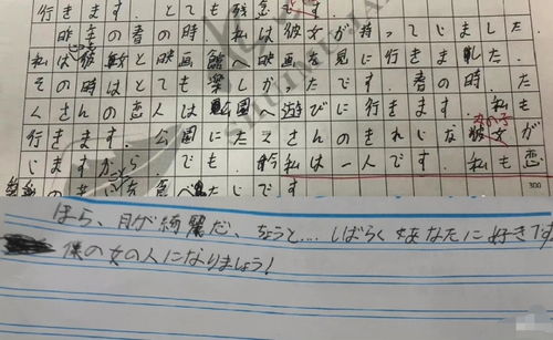看了高中生的日语作文,感觉日语好简单,120分都在招手了