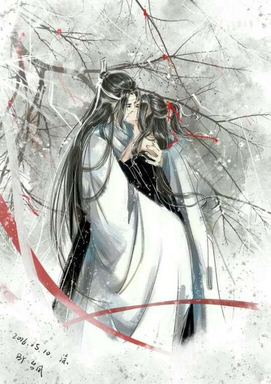 谁有魔道祖师蓝湛和魏婴两人的高清图片啊 