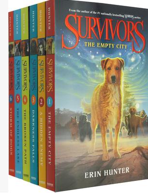 英文原版 Survivors 6册合售 猫武士作者Erin Hunter狗武士 
