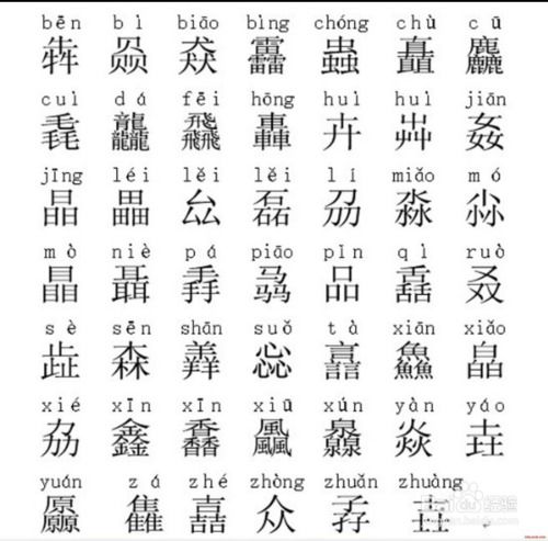 三个字摞一起念什么 