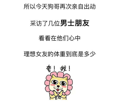 2018女生体重受欢迎程度表