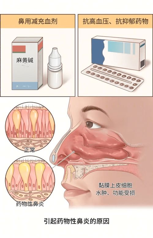 鼻炎反复吃药总不好 当心变成 药物性鼻炎