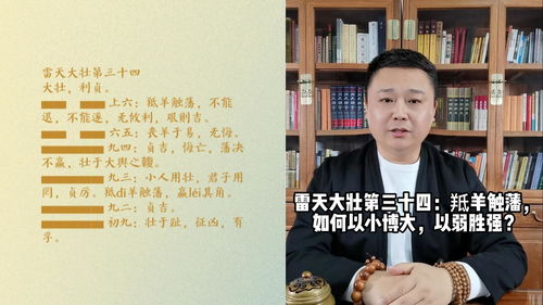 雷天大壮第三十四 羝羊触藩,如何以小博大,以弱胜强 