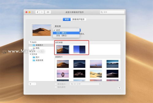 苹果macOS桌面壁纸如何设置