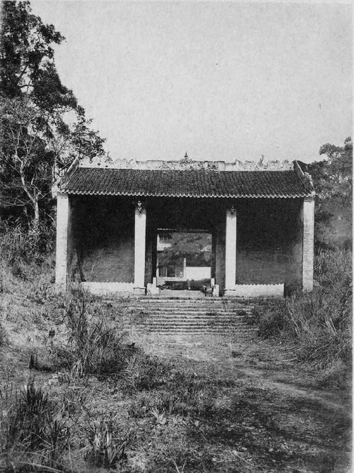 1919年广东韶关老照片 百年前的曹溪南华寺景观