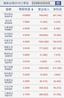 2022下半年那几家上市公司业绩最好