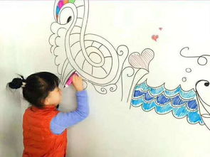 最美的教育最简单 给孩子一面涂鸦墙