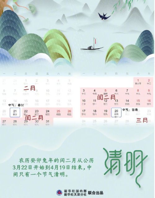 既是节气又是节日 今年清明巧逢农历闰二月