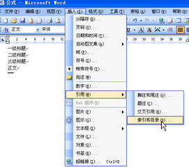 word生成目录遇到点问题请高手指点 