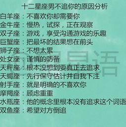 十二星座男不追你的原因分析, 十二星座谁是接吻狂魔