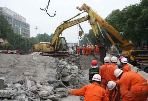 湖南株洲市高架桥坍塌施工单位事哪里