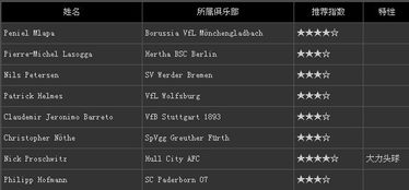 足球经理2013综合攻略 15 推荐篇 德甲 