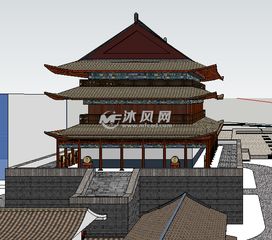 中国古典建筑模型