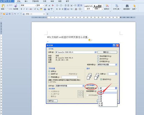 wps文件怎样把两页a4连在一起 