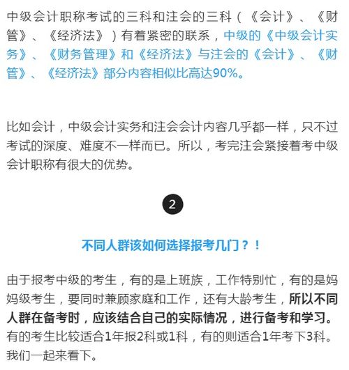 2021年中级 想先考下1门或2门,选哪科