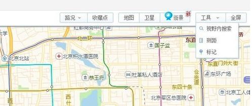 在高德地图上怎么查看两个点的直线距离 