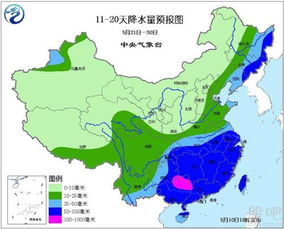 近几年,五月下旬预报降雨量对比