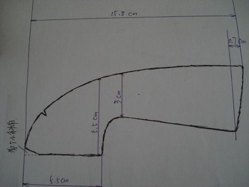 手工布鞋鞋样图纸 