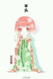 分享 水果汉服拟人 Q萌