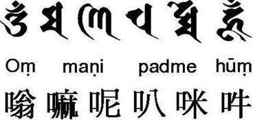 请问这个藏文六字真言对不对 不是六字么 怎么只有五个字母 他们分别代表什么意思 急,急,急 在线等 