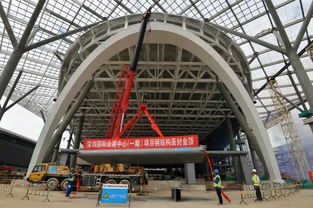 正式启用 中建钢构负责钢结构制造安装的深圳国际会展中心迎来首秀