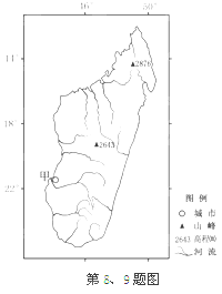 该岛分水岭东侧地区比西侧地区 A.自然带生产量小 B.土壤有机质含量高 C.河流水量变化大 D.地形坡度大 青夏教育精英家教网 