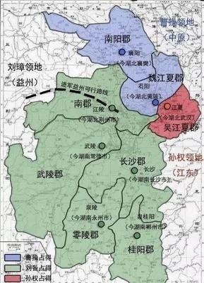 曹操败赤壁 关羽走麦城,从军事地理学分析,三国争夺荆州的关键点在哪