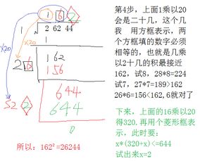 谁能解释开平方根方法的4 5步是什么意思 