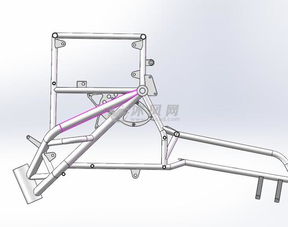钢管支架框架焊接模型