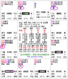 紫薇斗数怎么才能看出 各宫化忌还是化科 如下图这样的 