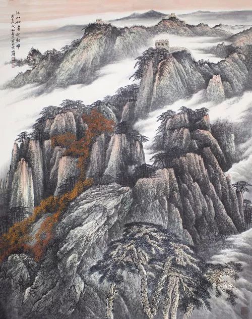 别笑话土豪,古代山水画都是注重风水的 