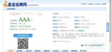 怎么在网上查某企业的详细资料啊