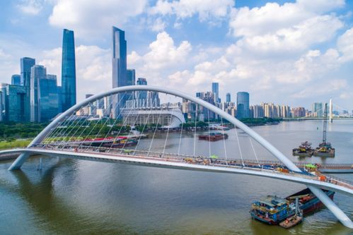 广州首座珠江两岸人行桥就要建成啦,正式名称明天公布 不得不说,颜值好高