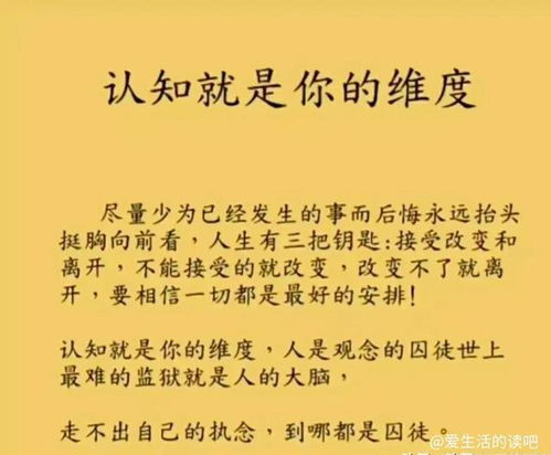 人开窍后最大的变化就是专注今天,专注自己,不会关注别人的生活