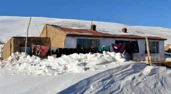 内蒙锡林郭勒盟遭遇雪灾