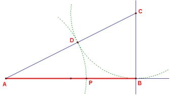 如何使用尺规画黄金分割点